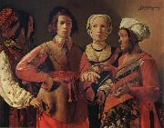 Georges de La Tour The Fortune Teller oil painting artist